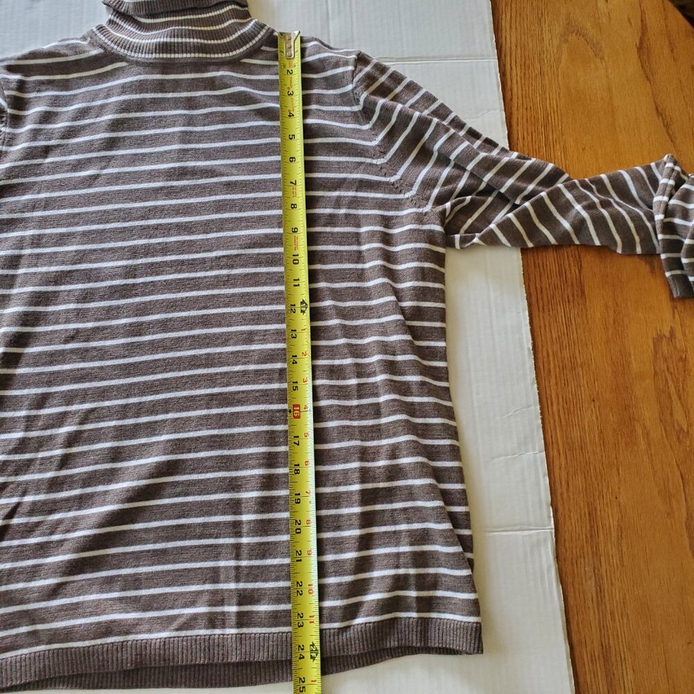 Pendleton Merino Wool Striped Turtle Neck XL - Picture 12 of 15